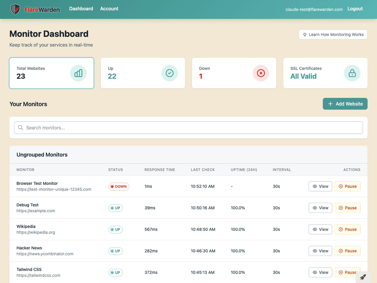 FlareWarden screenshot 1