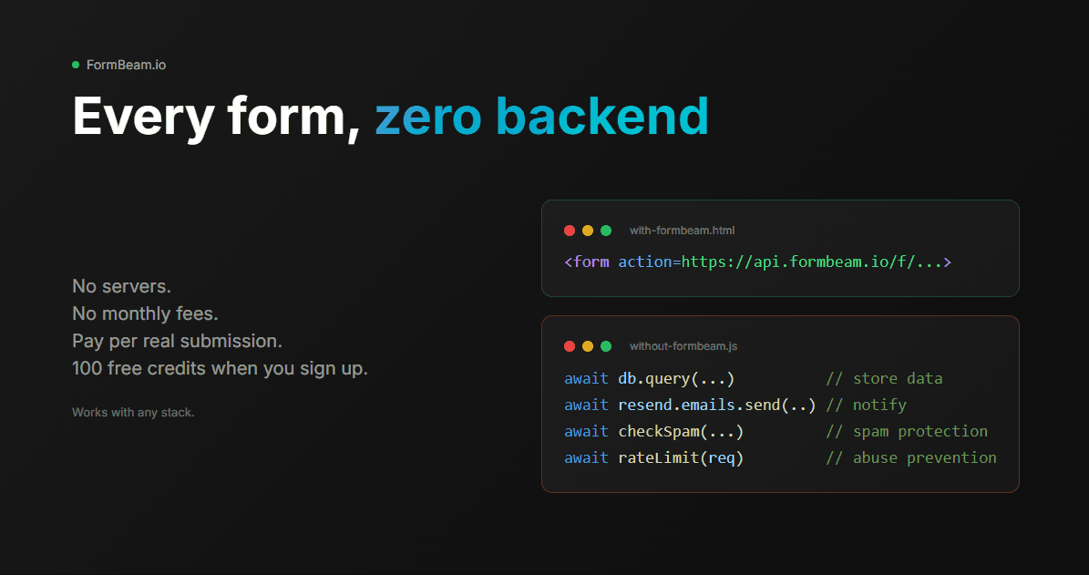 FormBeam screenshot 1